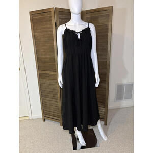 Black Plus-Size Midi Dress